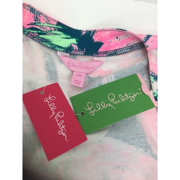 Lilly Pulitzer Karlie Wrap Romper Patch To Match Size XXS Long Sleeve NEW NWT - Picture 7 of 14